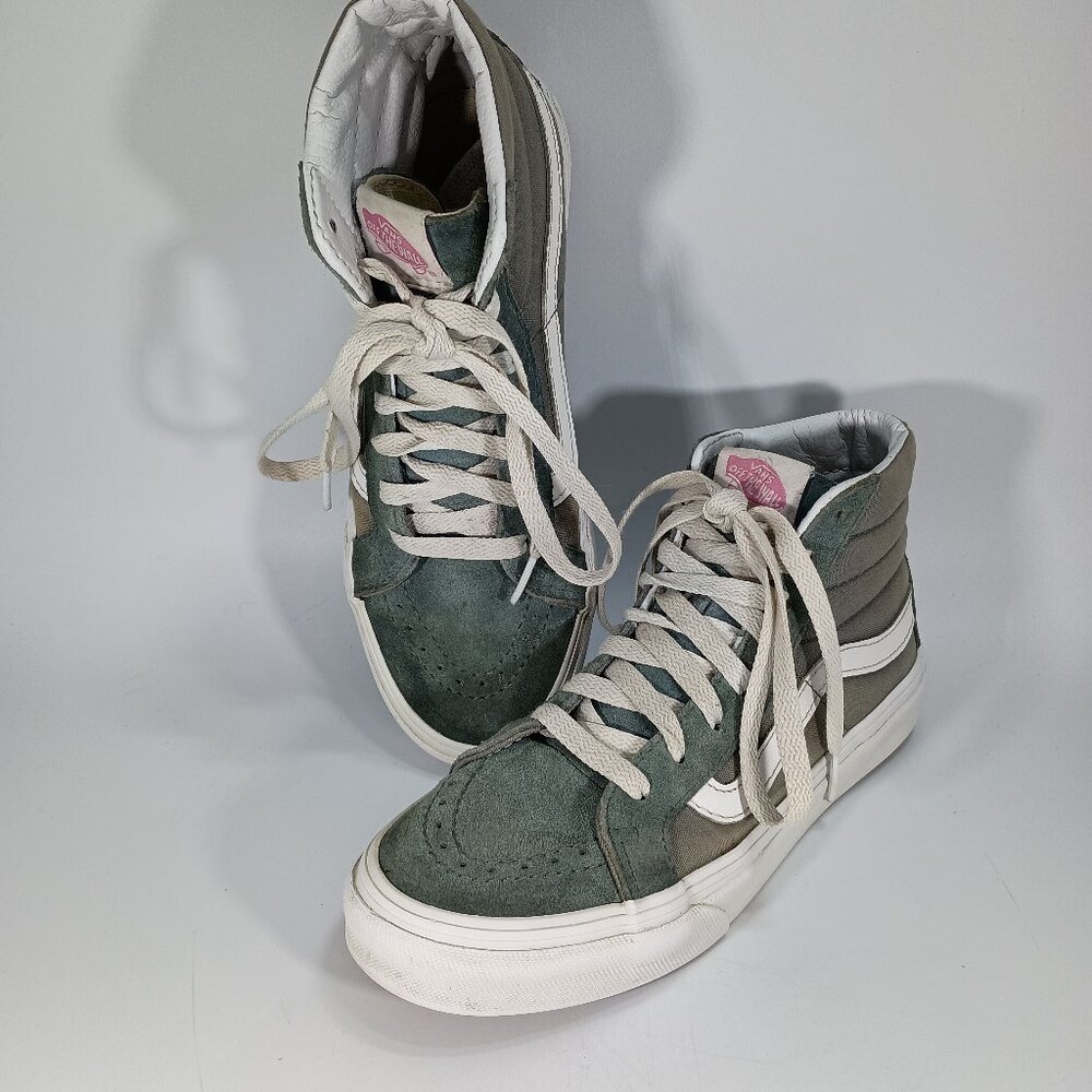 Vans ComfyCush Sk8-Hi SAMPLE Reissue Unisex Beech Marshmallow Sneakers Women's 6